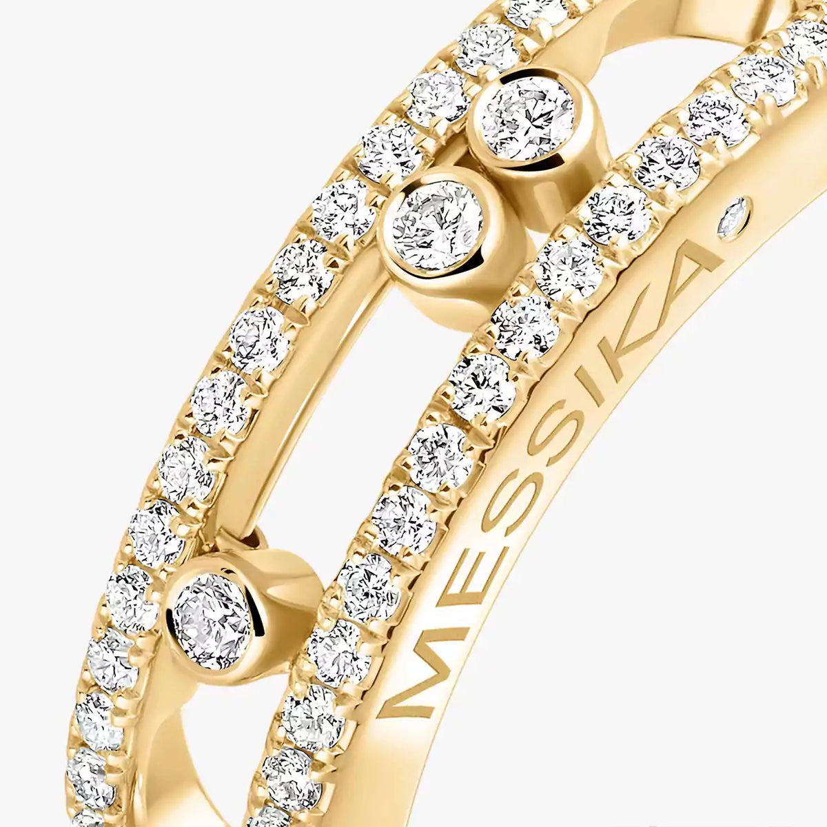 [Regal Jewels] Baby Move Gold Diamond Pave_ Ring