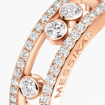[Regal Jewels] Move Gold Diamond Pave_ Ring