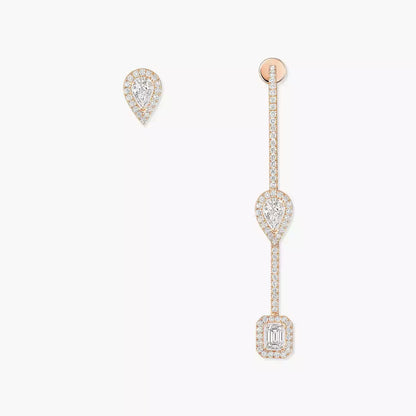 [Regal Jewels]Diamond Drop Earrings My Twin
