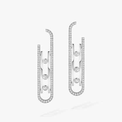 [Regal Jewels]Diamond Pendant Earrings Move 10Th