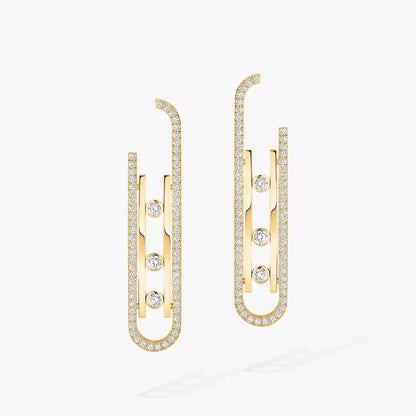 [Regal Jewels]Diamond Pendant Earrings Move 10Th