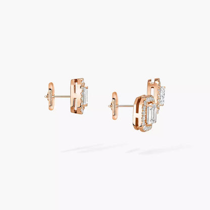 [Regal Jewels]Diamond Earrings 0,10ct My Twin 1+2