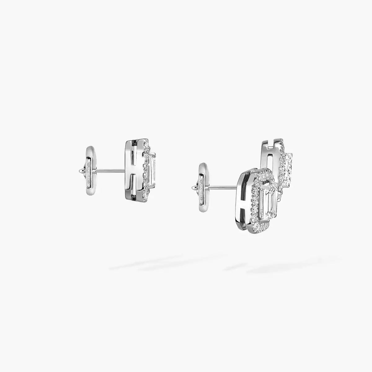 [Regal Jewels]Diamond Earrings 0,10ct My Twin 1+2