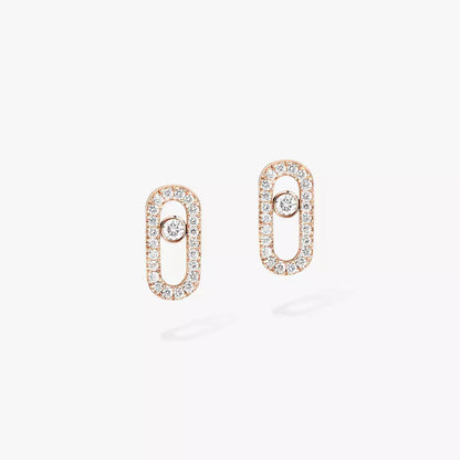 [Regal Jewels]Move Uno Diamond Earrings