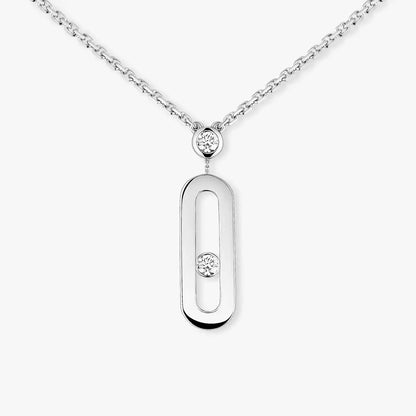 [Regal Jewels] Move Uno Gold Diamond Long Necklace
