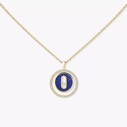 [Regal Jewels]Lucky Move Diamond Necklace in Rose Gold and White Mother-of-Pearl