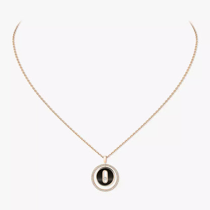 [Regal Jewels]Lucky Move Diamond Necklace in Rose Gold and White Mother-of-Pearl