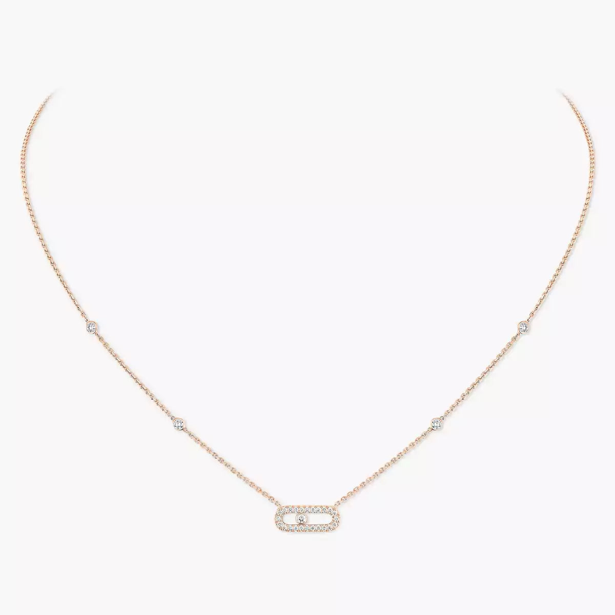 [Regal Jewels]Diamond Necklace Move Uno