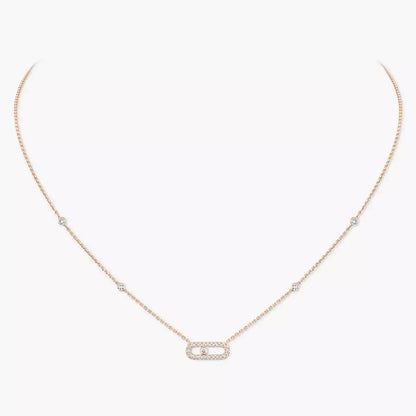 [Regal Jewels]Diamond Necklace Move Uno