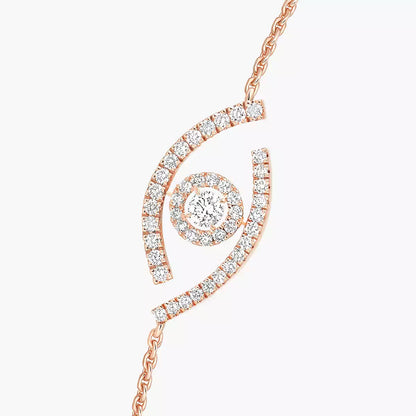 [Regal Jewels]Lucky Eye Pave-Set Diamond Bracelet