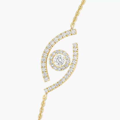 [Regal Jewels]Lucky Eye Pave-Set Diamond Bracelet