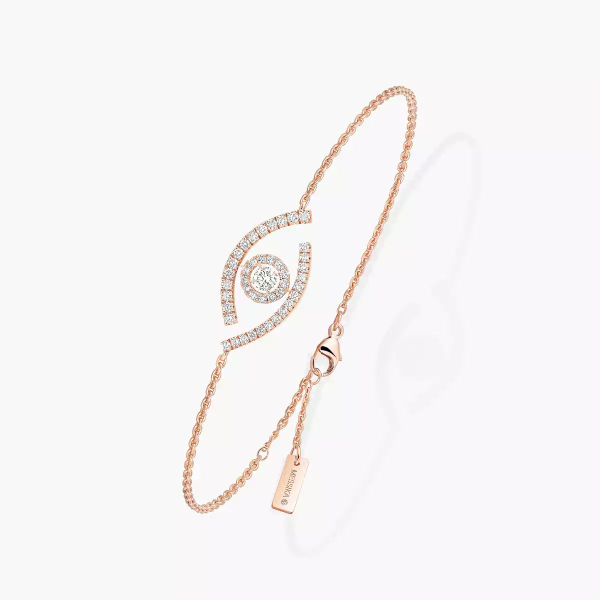 [Regal Jewels]Lucky Eye Pave-Set Diamond Bracelet