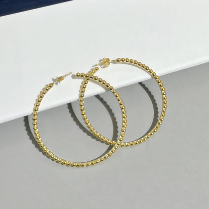 [Regal Jewels] SMOOTH BEAD STUD EARRINGS
