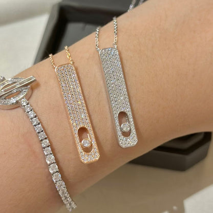 [Regal Jewels]MY FIRST DIAMOND PAVED NECKLACE