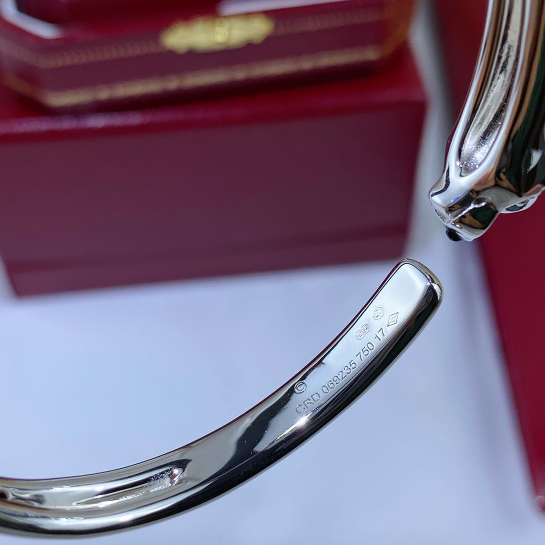 [Regal Jewels]PANTHERE SILVER OPEN BRACELET