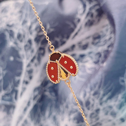 [Regal Jewels]LUCKY SPRING 1 MOTIF PINK GOLD BRACELET