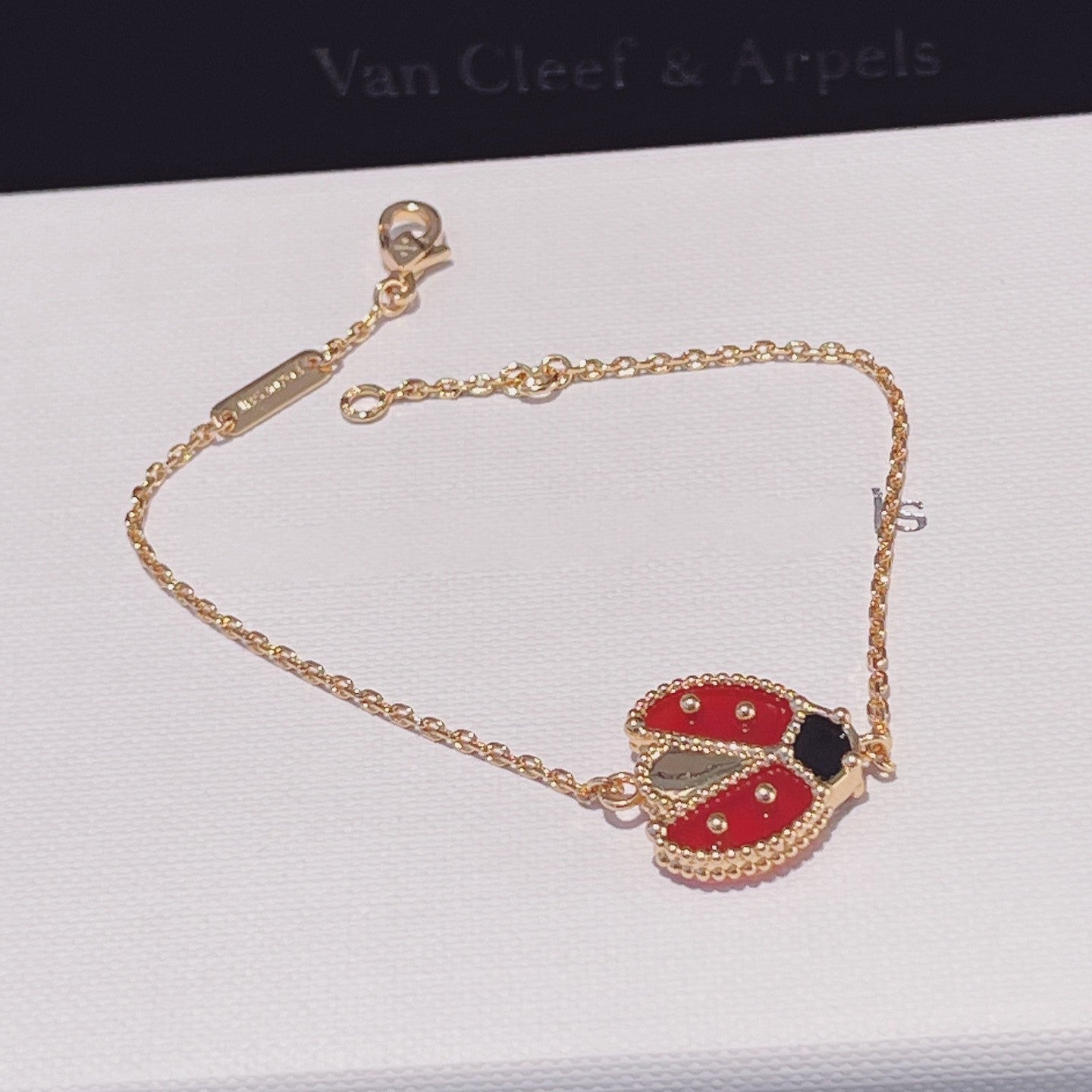 [Regal Jewels]LUCKY SPRING 1 MOTIF PINK GOLD BRACELET