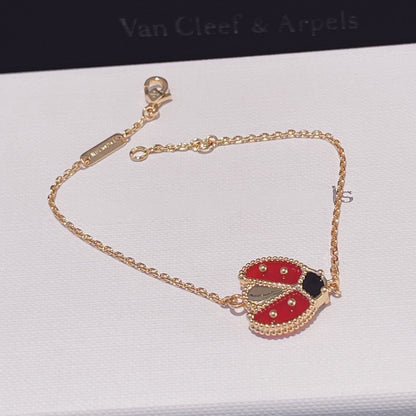 [Regal Jewels]LUCKY SPRING 1 MOTIF PINK GOLD BRACELET