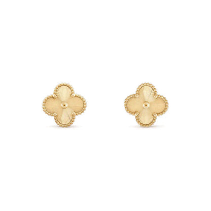 [Regal Jewels]CLOVER MEDIUM 1 MOTIFS LASER EARRINGS